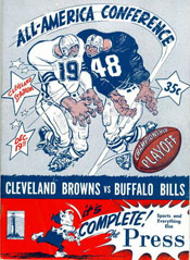 1948 AAFC Championship Game Program